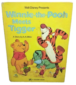Vintage Giant Golden Book Disney's Winnie-the-Pooh Meets Tigger 1974 A A Milne - Bild 1 von 10