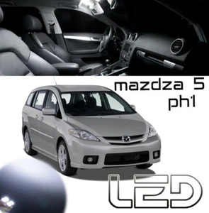 Mazda 5 CR  4 Ampoules LED Blanc éclairage intérieur Plafonnier Coffre habitacle - Imagen 1 de 4