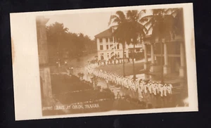 Old Photograph Print Of US Navy Shore Leave At Colon, Panama @ 1920 - Picture 1 of 1