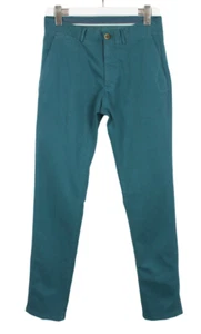 MASSIMO DUTTI Trousers Men's US 30 Chino Slim Fit Zip Fly Blue - Picture 1 of 9