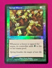 MTG 1 x  foil VERNAL BLOOM Seventh Edition Foil NM