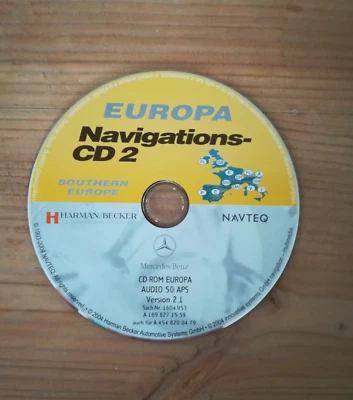 Mercedes Navi CD AUDIO 50 APS NTG2 ESPAÑA FRANCE ITALIA ALPEN PORTUGAL 2004 - Bild 1 von 2