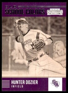 2015 Panini Contenders Old School Colors Hunter Dozier Stephen F. Austin #27