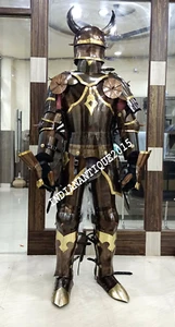 Medieval Knight Gothic Suit of Armor Medieval Combat Full Body halloween costume - Picture 1 of 7