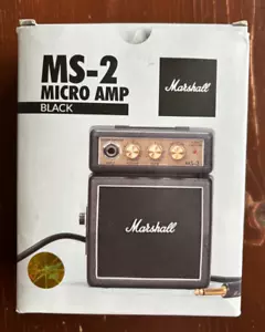 MARSHALL MS-2 MINI Guitar Amplifier AMP BRAND NEW FREE SHIPPING Plug or Battery - Picture 1 of 2