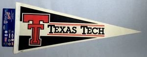 NEW Vintage Texas Tech Red Raiders 12X30 NCAA Felt Pennant - Picture 1 of 2