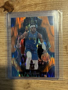 2022-23 Panini Select - Premier Level Jaden Hardy #174 Orange Flash Prizm (RC) - Bild 1 von 2