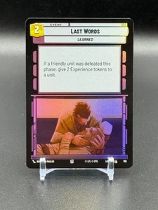 Last Words - 263/264 - Legends of the Force - Star Wars Unlimited - FOIL - Bild 1 von 2