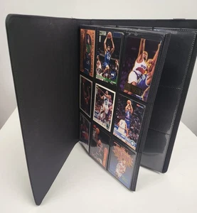 Carpeta de tarjetas coleccionables de baloncesto con fundas 360 protectores de tarjetas soporte libro - Imagen 1 de 8