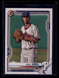 2021 Bowman Draft #BD-72 Mick Abel Philadelphia Phillies - Picture 1 of 2