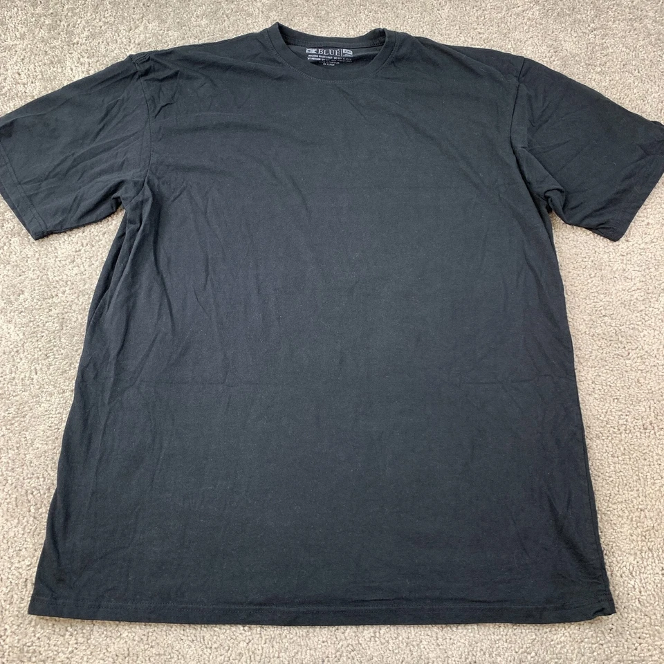 Camisa Newport Azul Pullover Tejida Para Hombre Talla XXL Negra Manga Corta Cuello Redondo Foto 1 de 4