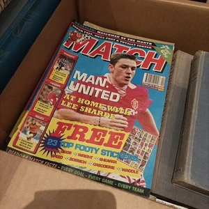Match Football Magazin, 29. Januar 1995, Lee Sharpe Frontcover Vintage - Bild 1 von 6