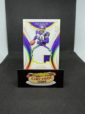 2023 帕尼 Immaculate Cris Carter Half Of Fame #HOF-CC Prime Prizm /10 — 第 1/2 张图片