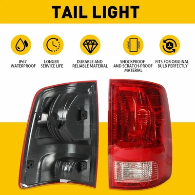 RH Light Tail for Ram 2011-2012 1500 & 2009-2010 Dodge Ram 1500 & 11-15 Ram 2500 - Image 1 of 4