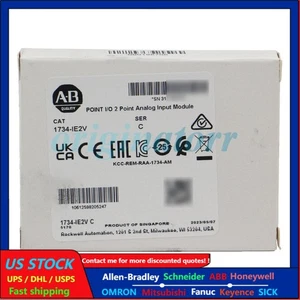 New Allen-Bradley 1734-IE2V SER C 2 Point Analog PLC Input Module 1734IE2V AB - Picture 1 of 5
