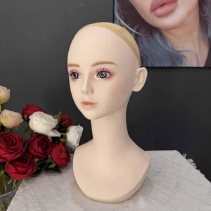 Female Mannequin Head Bust Professional Beauty Accessories Wig Display Stand - Picture 1 of 4