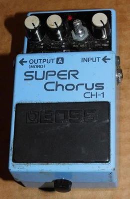 Педаль эффектов для гитары Boss Super Chorus CH-1 как есть на запчасти ремонт - Изображение 1 из 4