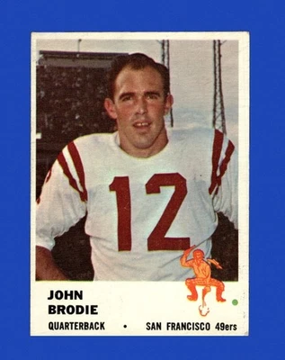 1961 Fleer Set-Break # 59 John Brodie RC VG-VGEX(折痕)*GMCARDS* — 第 1/2 张图片