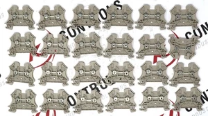 Weidmüller WDU 2.5 Terminal Block 800V 24A Screw Clamp DIN Rail Lot of 24 - Picture 1 of 4
