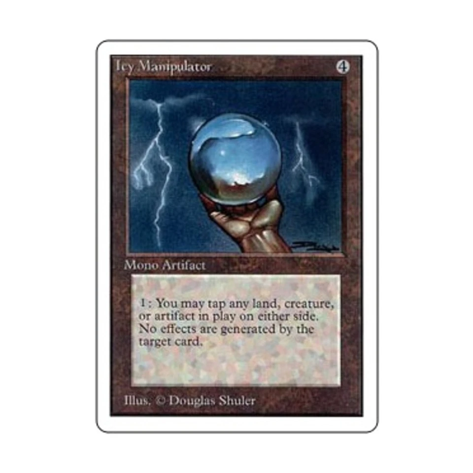 WOTC MtG Unlimited Icy Manipulator (U) EX - Image 1 of 1