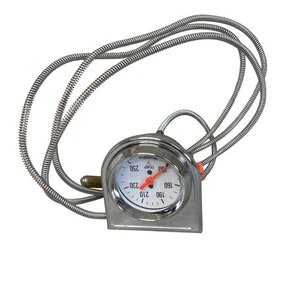 Sunpro Chrome Mechanical Water Temp Gauge Temp F 100-250 Classic Car Hot Rod - Picture 1 of 6