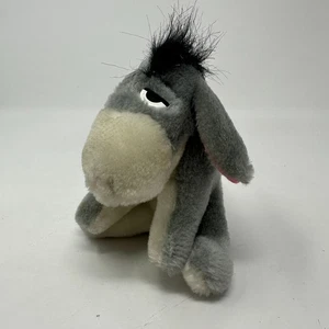Sears Disney Eeyore Plush Winnie The Pooh Stuffed Animal Gray Donkey 5" Vintage - Picture 1 of 8