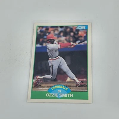 1989 Score #80 Ozzie Smith St Louis Cardinals  - Image 1 of 2