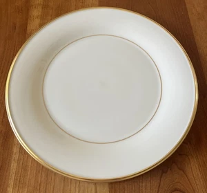 Lenox Fine China ETERNAL Dinner Plate 10 3/4” Gold Rim Ivory - Picture 1 of 7