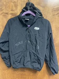 Nike Athletic Repel Boys Size Large 1/2 Zip Long Sleeve Hooded Jacket DX5365-010 - Picture 1 of 16