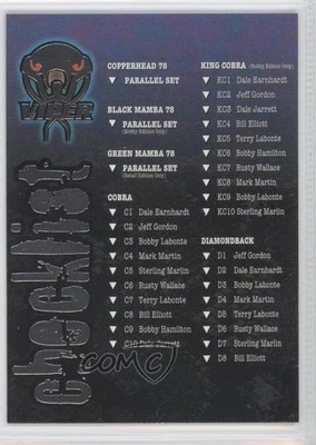 1996 Wheels Viper Checklist #77 - Image 1 of 2