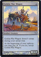 MTG - Mirrodin - Goblin War Wagon - 2X - Foil - NM