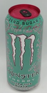 MONSTER Zero Sugar ULTRA VICE GUAVA 16fl oz / 473ml can USA - Picture 1 of 6