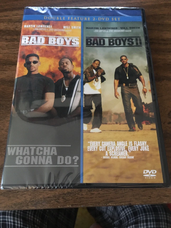 Bad Boys / Bad Boys II 2 Double Feature Brand New DVD Sealed Will Smith Lawrence - Image 1 of 1