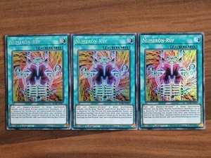 3x Yu-Gi-Oh! BLAR-DE027 Numeron Ruf Secret Raro, Casi Nuevo, DE 1ª Edición - Imagen 1 de 1