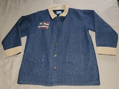 Chaqueta acolchada bordada en bandera para mujer X-Large Foto 1 de 4