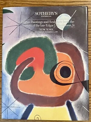 SOTHEBY’S Modern Paintings & Sculpture KAUFMAN Collection 1989 - Image 1 of 4
