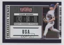 2019 Panini Elite Extra Edition USA Collegiate National Team Tickets Tyler Brown