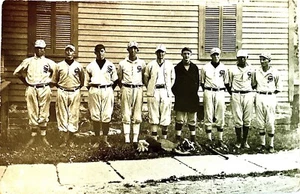 BASEBALL TEAM 1913 RPPC From Starrucca Pa. Great Photo Postcard - Picture 1 of 2