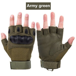 Tactical Half Finger Gloves Outdoor Sports Military Combat Duty Gear Fingerless