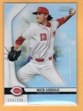 2020 Bowman Sterling Refractor Nick Lodolo Autograph /199 Cincinnati Reds