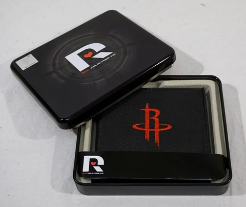 Houston Rockets NBA Embroidered Leather Billfold Wallet Cover