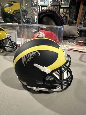 Rashan Gary #3, Autographed Michigan Football Mini Helmet. No COA - Image 1 of 4