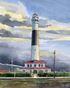 New Jersey Leuchttürme Sammlung von James Mann. 8 Kunstdrucke mattiert bis 11x14" - Bild 1 von 8