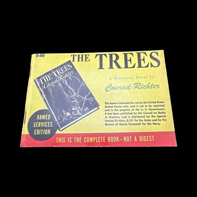 💥 WW2 Armed Services Edition D-98💥The Trees 🦅 1940 Foto 1 de 3