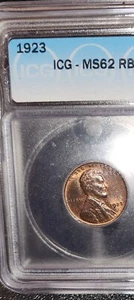 1923 1C ICG - MS62 RB - Picture 1 of 3