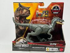 Jurassic World JP3 Epic Attack Velociraptor 7.5 in LG Mattel Universal Figure