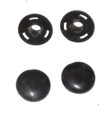 1983 Mazda RX-7 FB R&L переднее сиденье петля крышка кнопки справа слева OEM 83 RX7 черный - Изображение 1 из 4