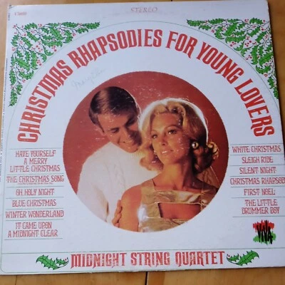 MIDNIGHT STRING QUARTET CHRISTMAS RHAPSODIES FOR YOUNG LOVERS VINYL LP VG - Image 1 of 2