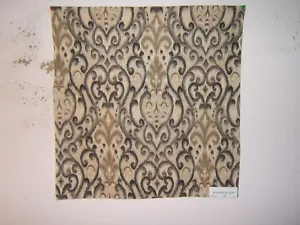 Robert Allen, Ocean Scrolls, Novelty, Remnant, 26" W X 26.50" L, Color Coal - Picture 1 of 1