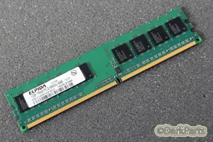 Elpida EBE10UE8ACWA-8G-E PC2-6400U-666 1GB DDR2-800 Desktop Computer Memory RAM - Picture 1 of 1
